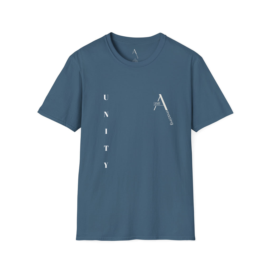 All The Same Different graphic tee in indigo blue