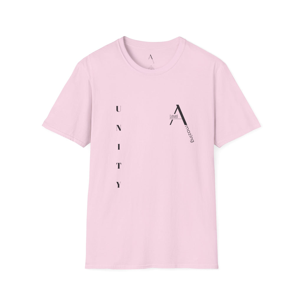 All The Same Different graphic tee in light pink