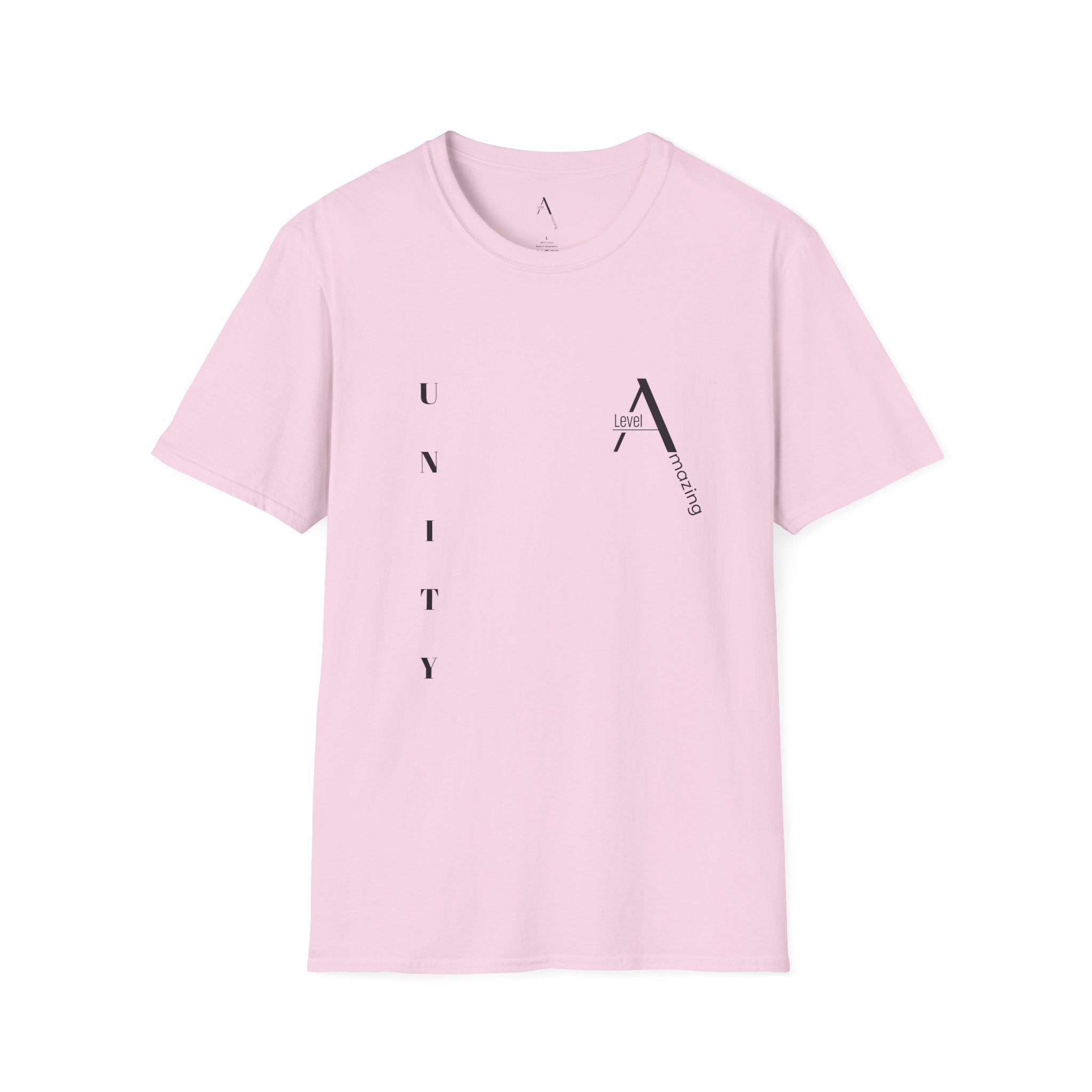 All The Same Different graphic tee in light pink