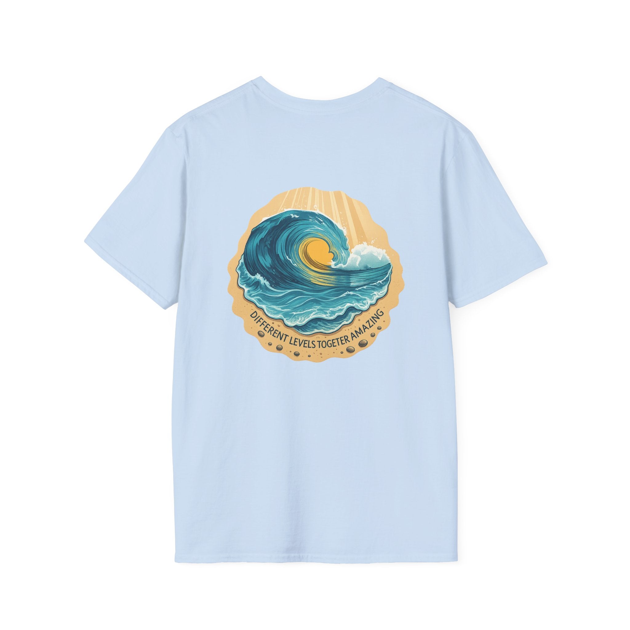 Amazing Wave graphic tee in light blue