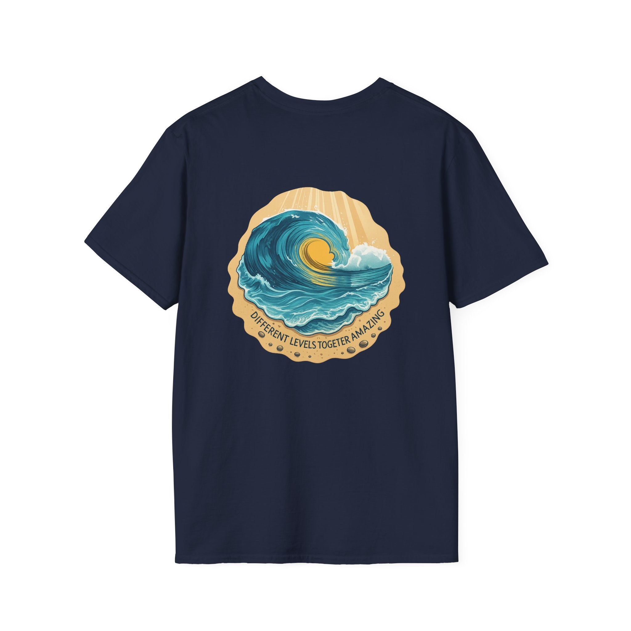 Amazing Wave graphic tee in navy