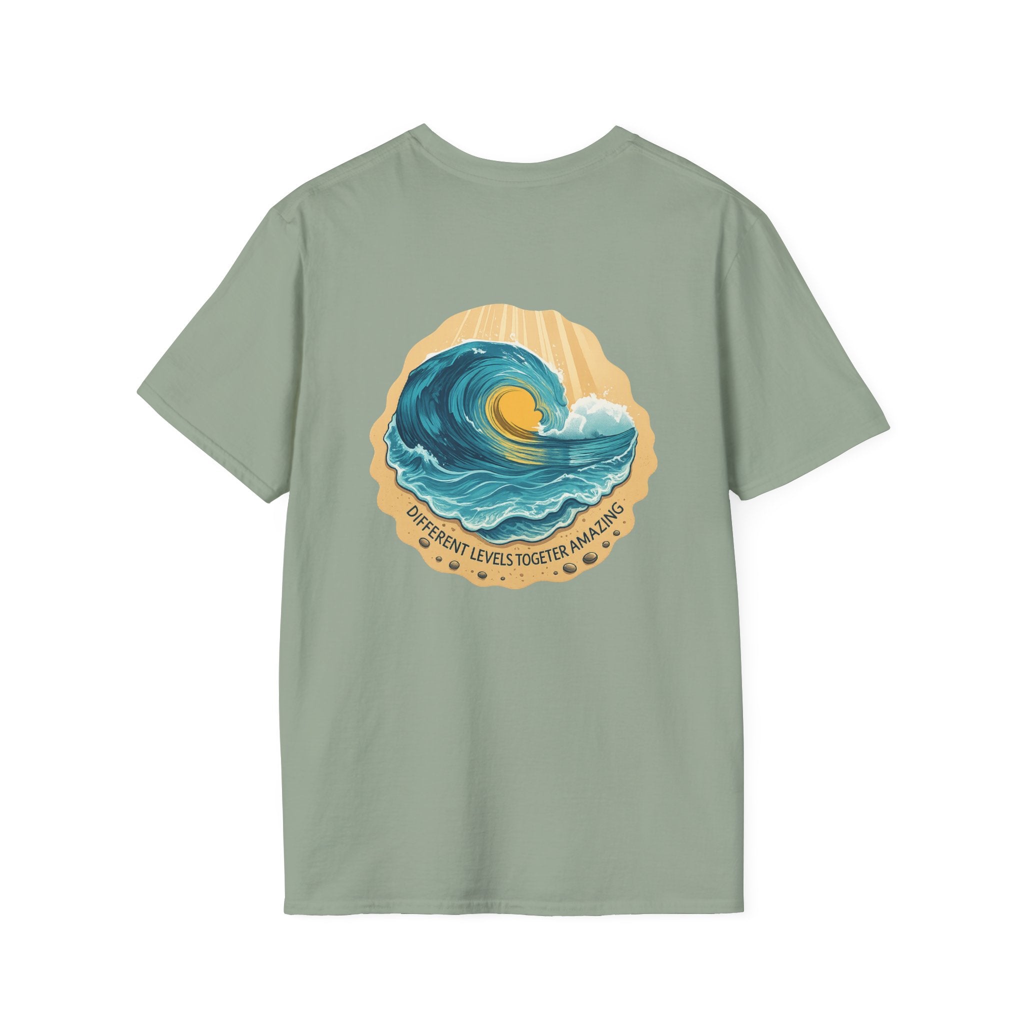 Amazing Wave graphic tee in sage