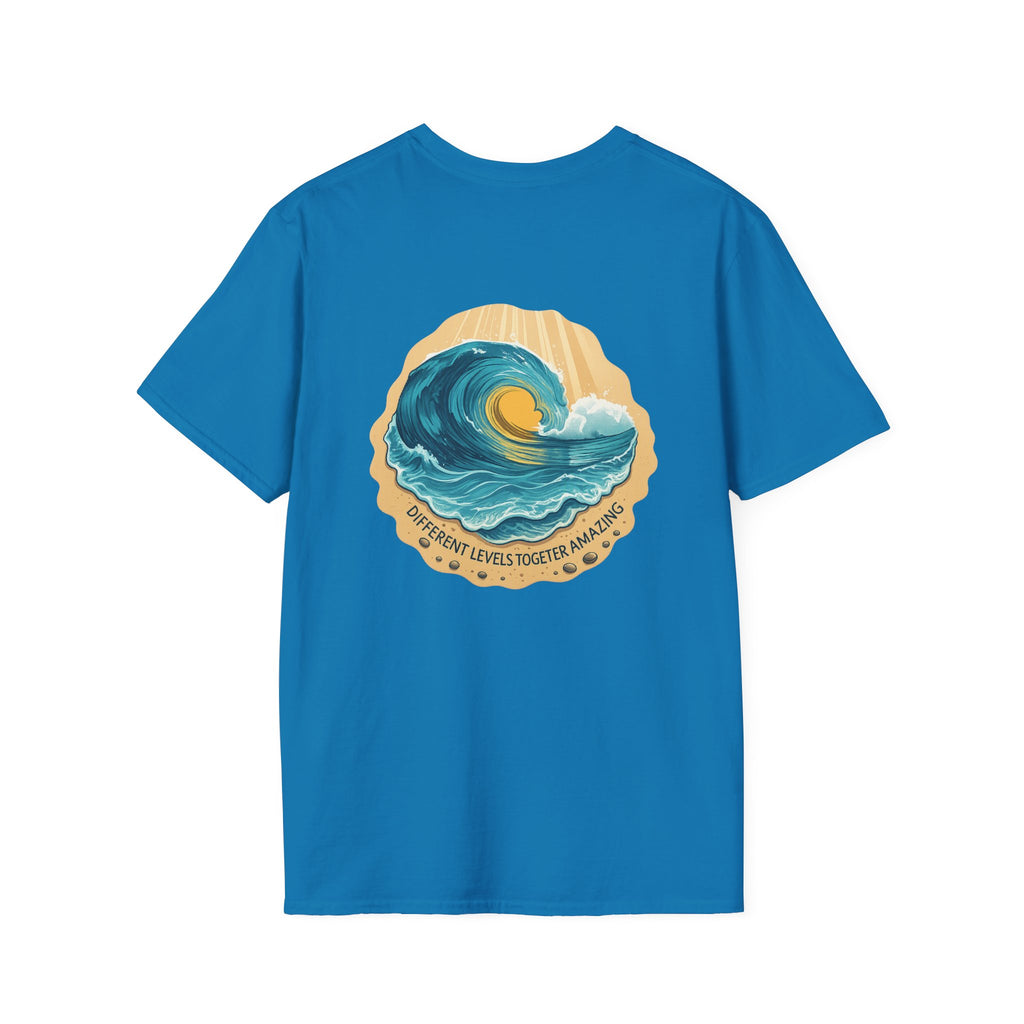 Amazing Wave graphic tee in sapphire