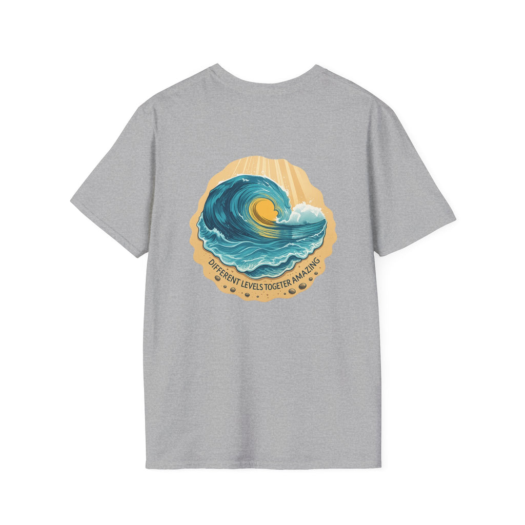 Amazing Wave graphic tee in sport grey