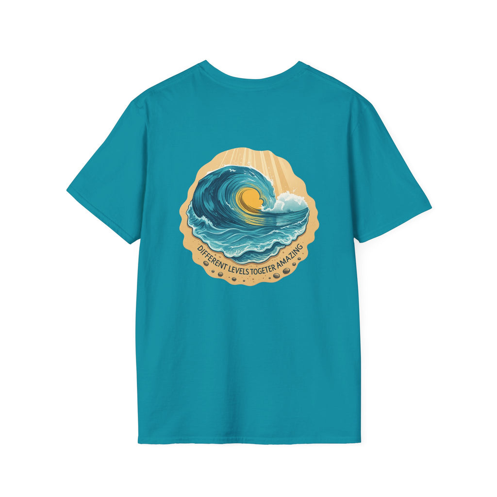 Amazing Wave graphic tee in tropical blue
