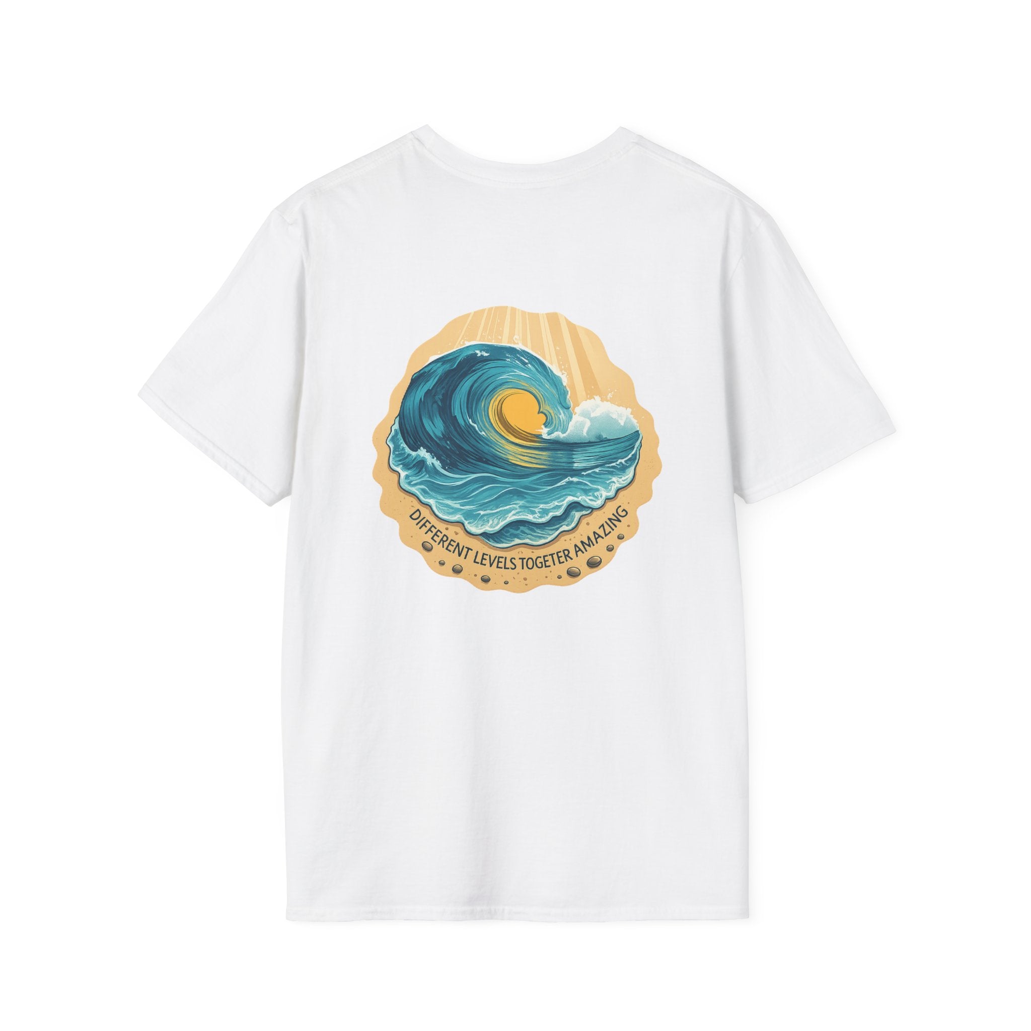 Amazing Wave graphic tee in white