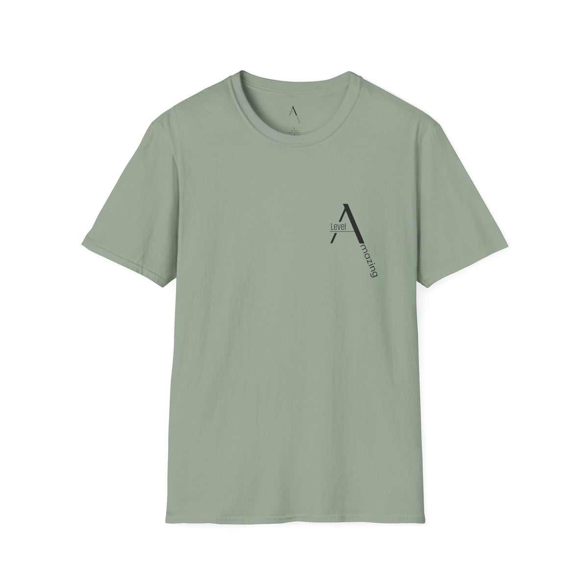 Ascending Mountain graphic tee in sage