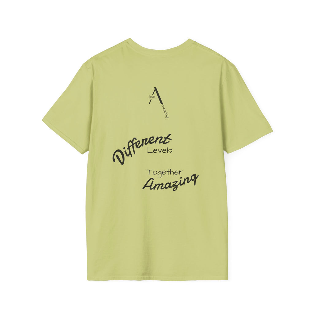 Different Levels Together Amazing graphic tee in pistachio