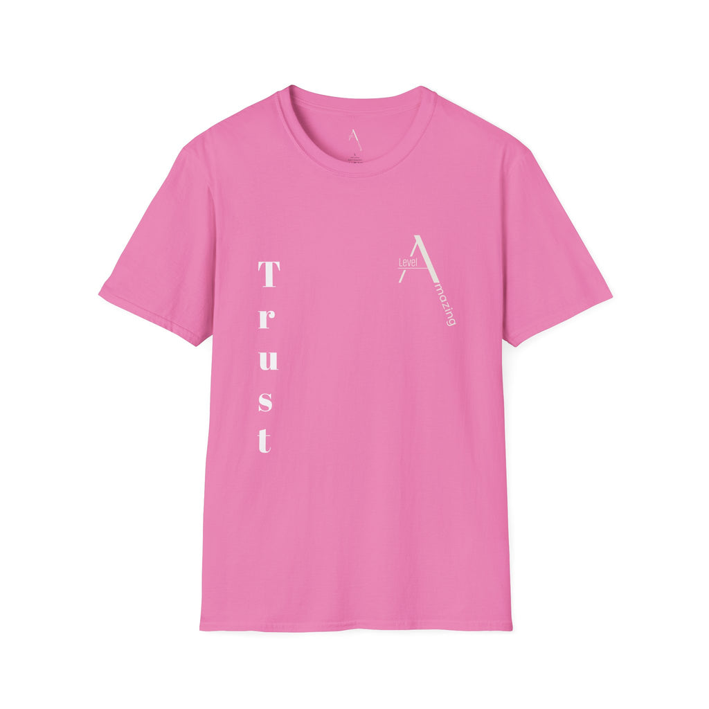 God Over Religion graphic tee in azalea