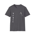 God Over Religion graphic tee in charcoal