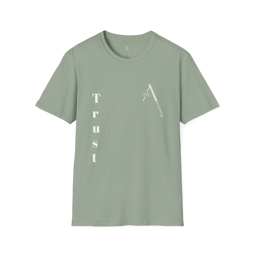 God Over Religion graphic tee in sage