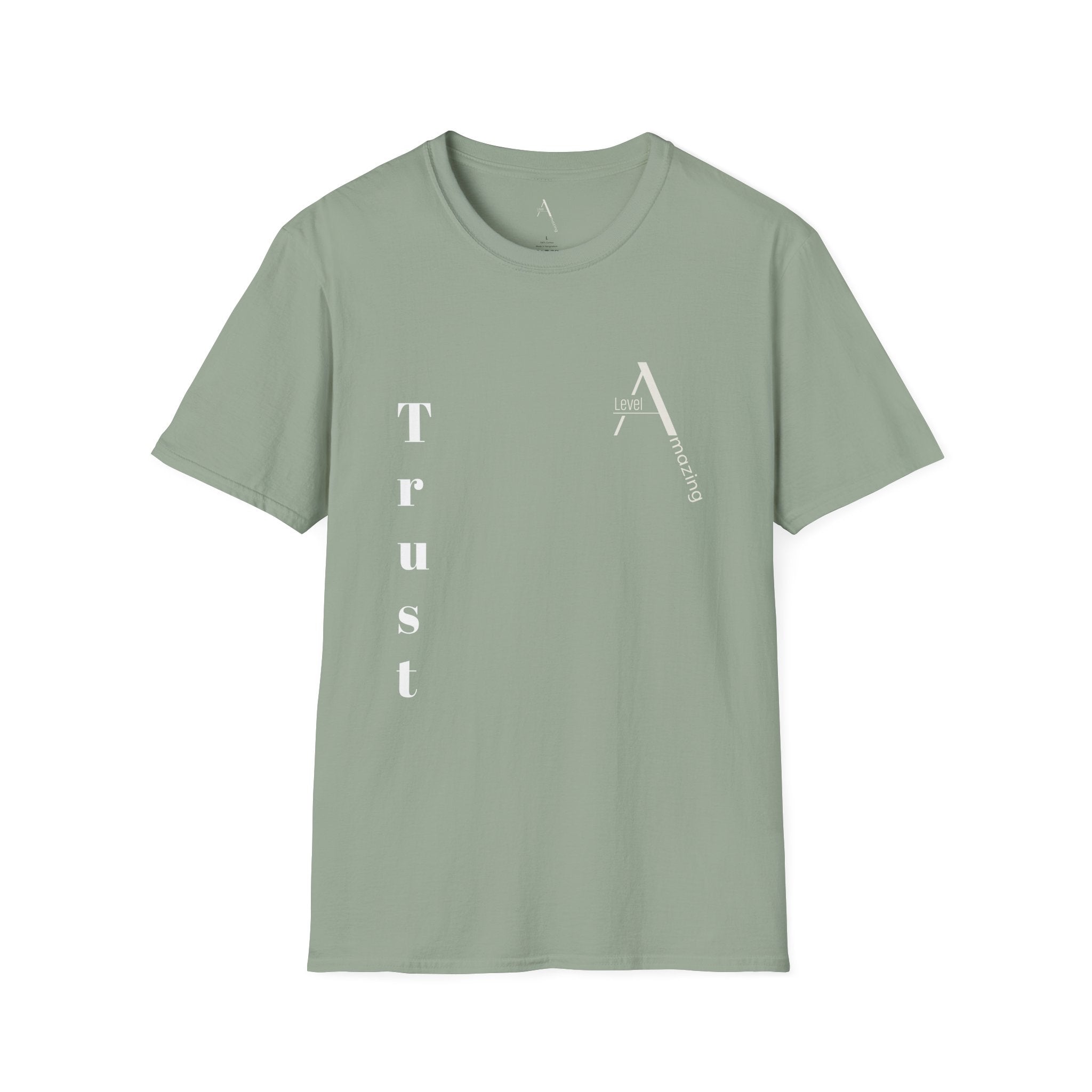 God Over Religion graphic tee in sage