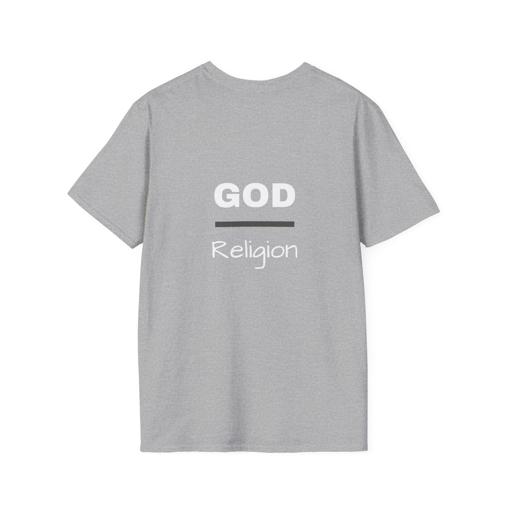 God Over Religion graphic tee in sport grey