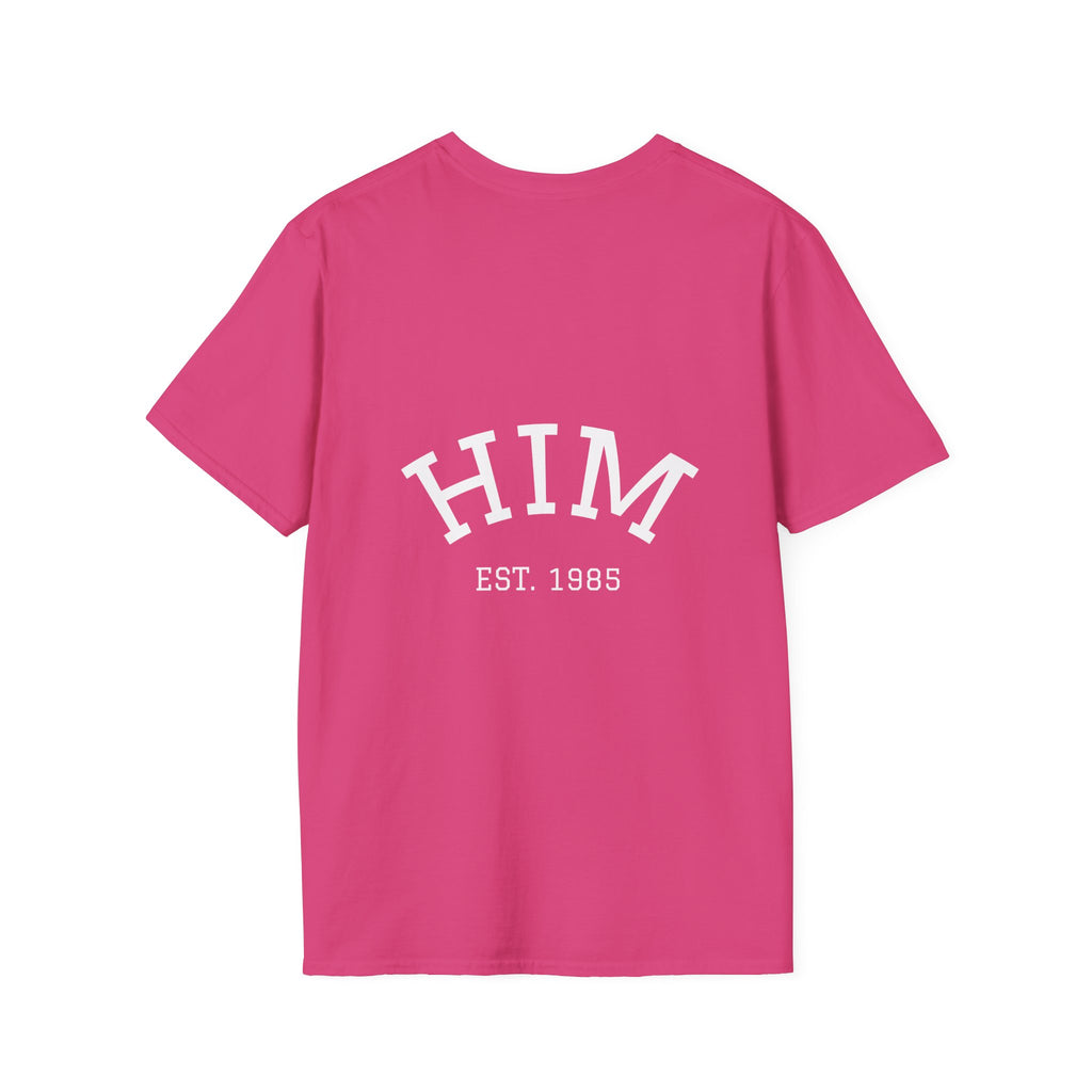 Him graphic tee in heliconia