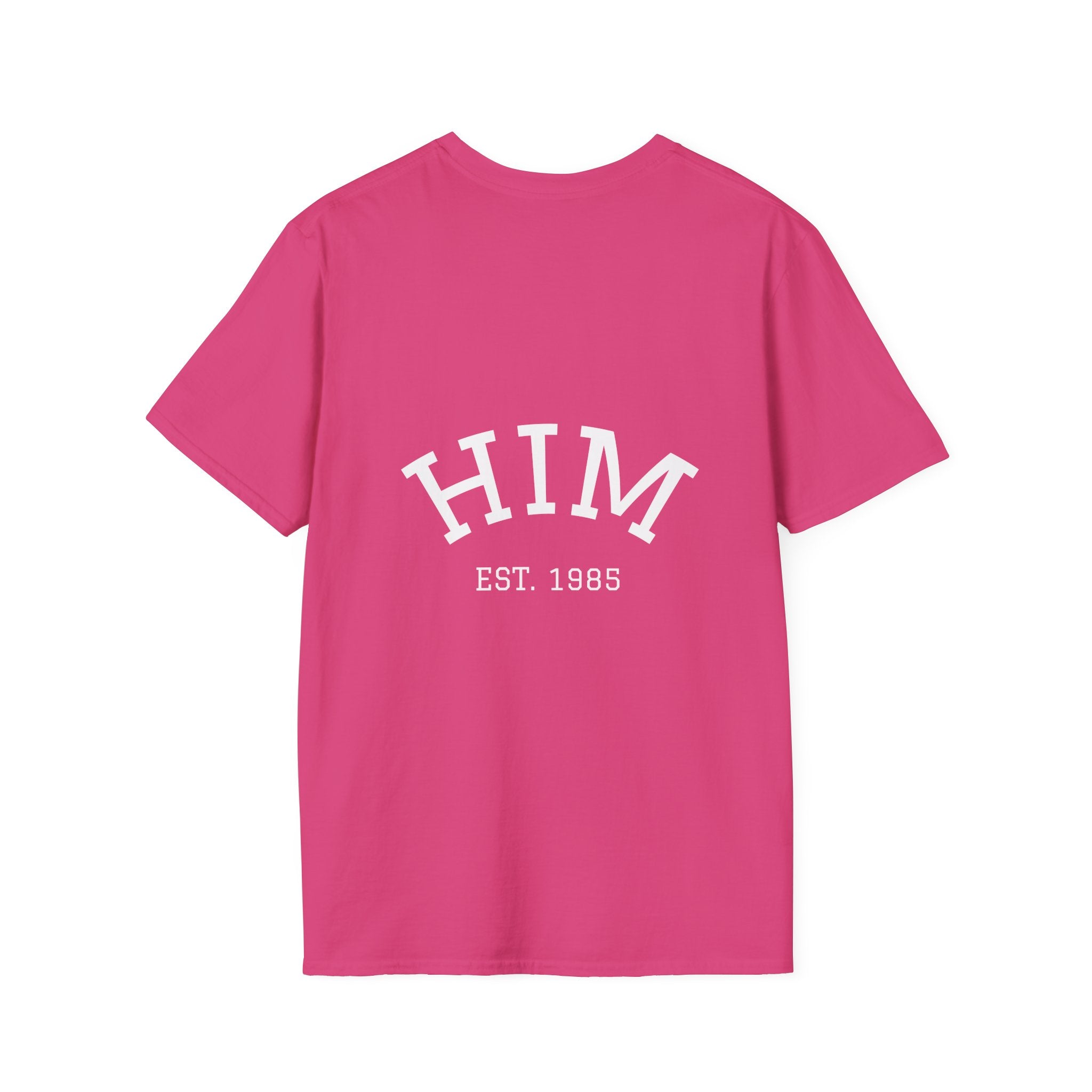 Him graphic tee in heliconia
