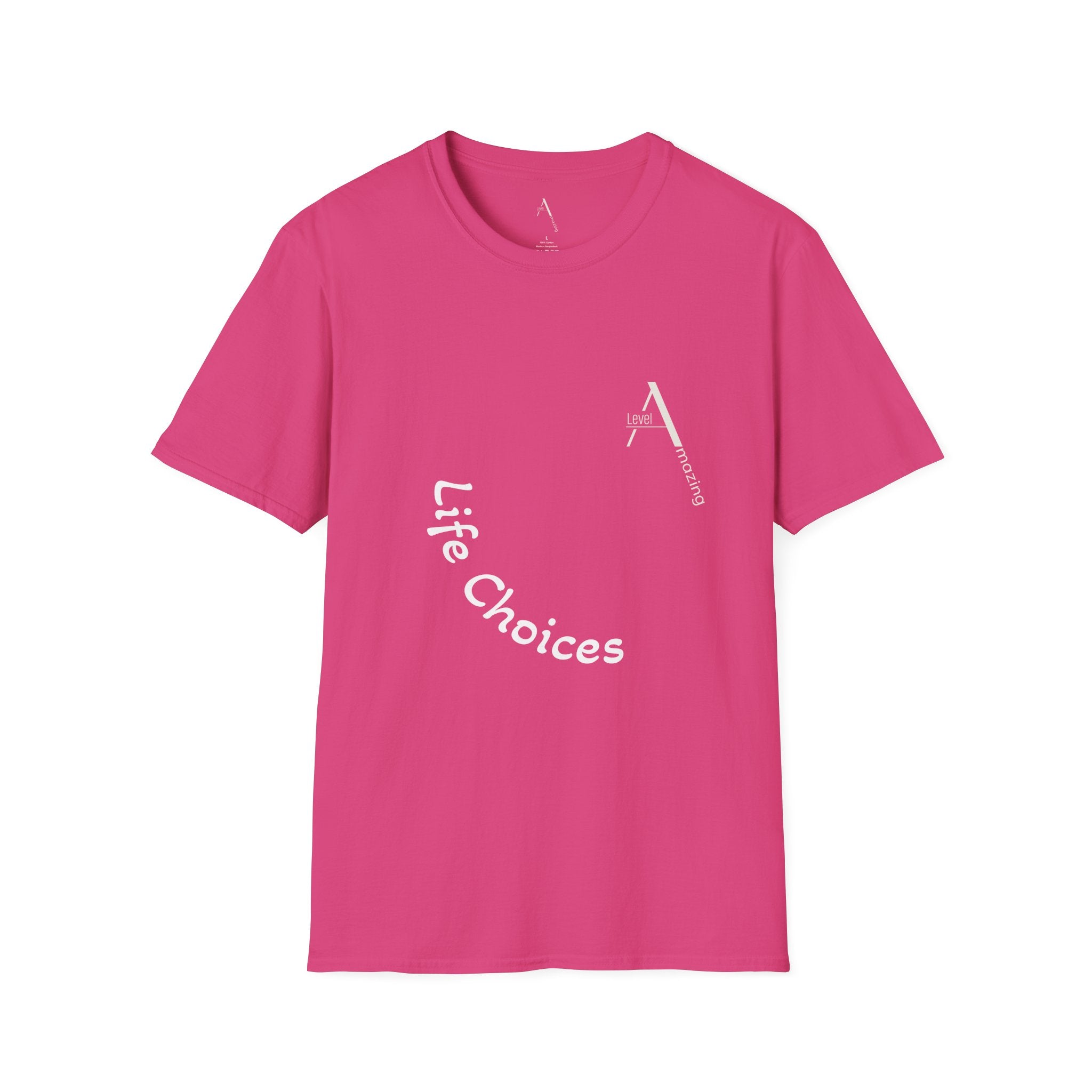 LifeChoices graphic tee in heliconia