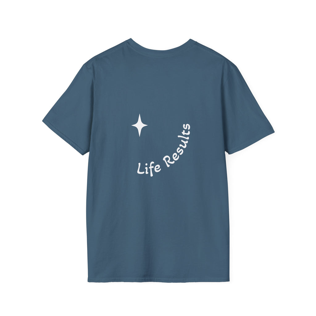LifeChoices graphic tee in indigo blue