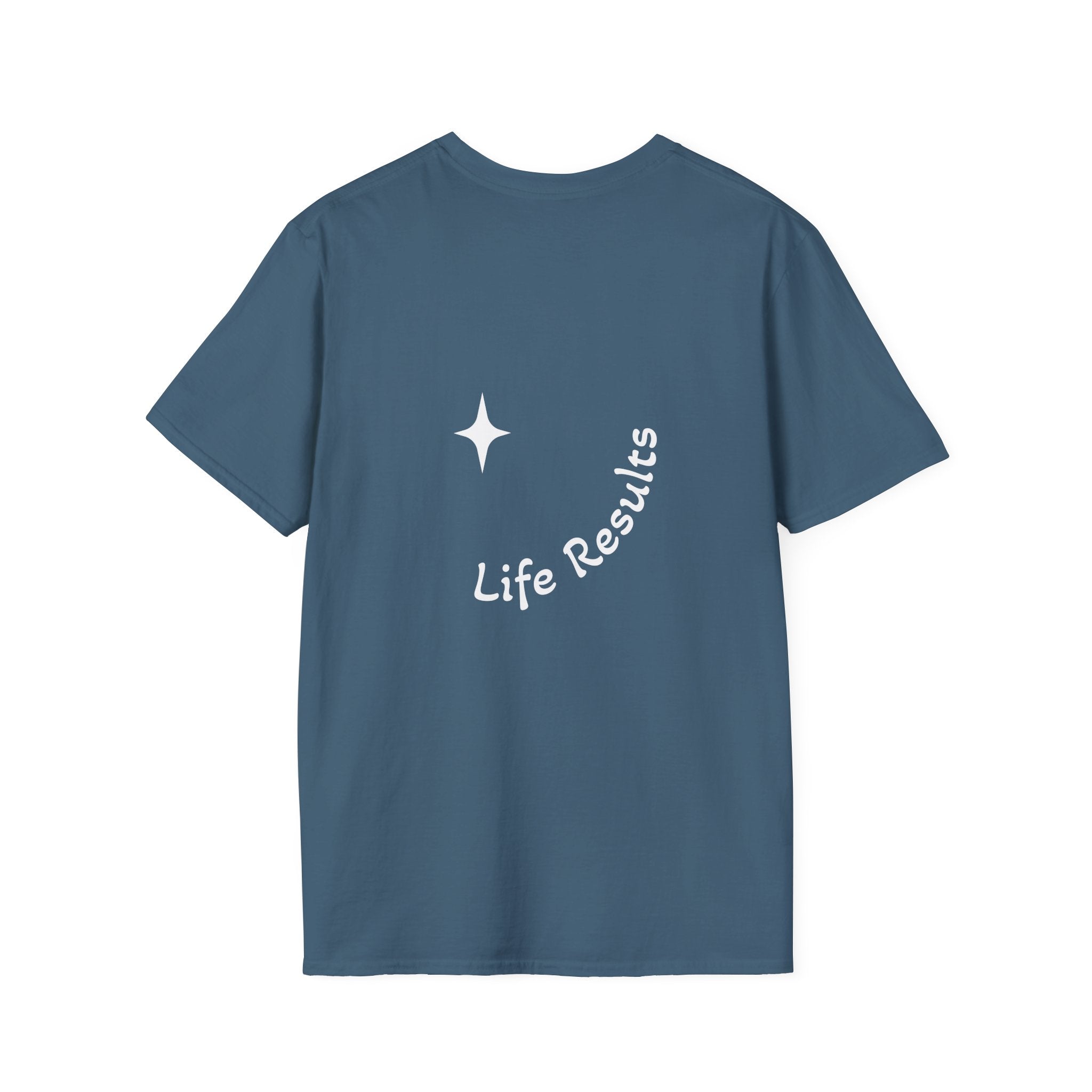 LifeChoices graphic tee in indigo blue