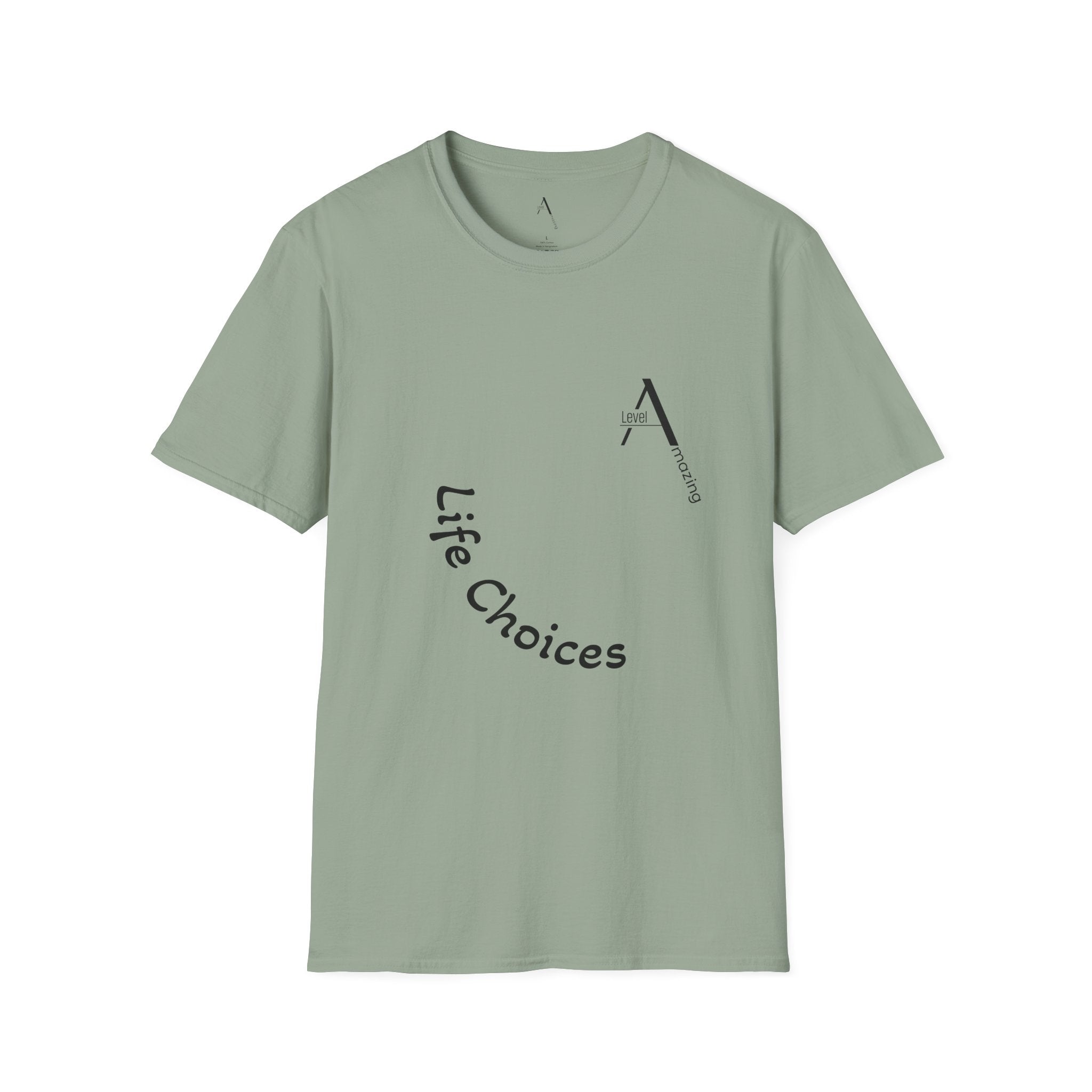 LifeChoices graphic tee in sage