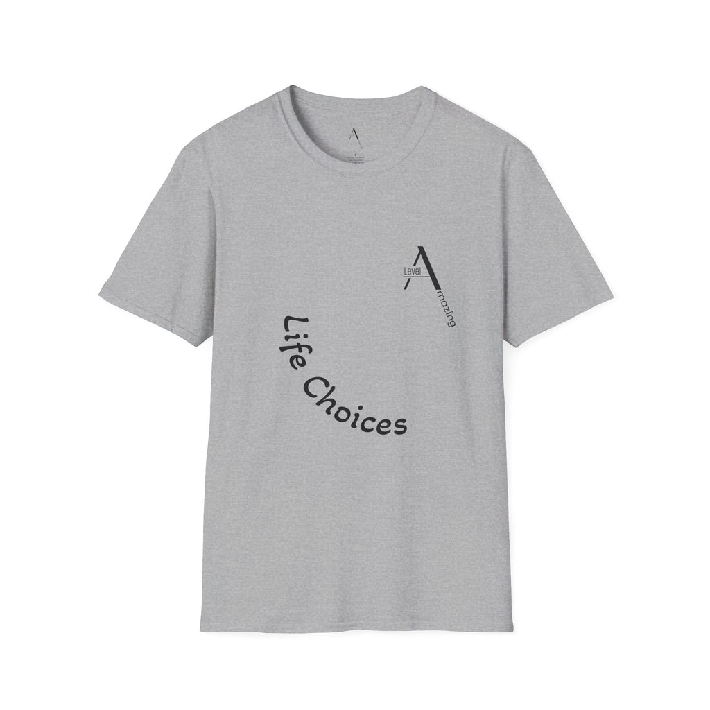 LifeChoices graphic tee in sport grey