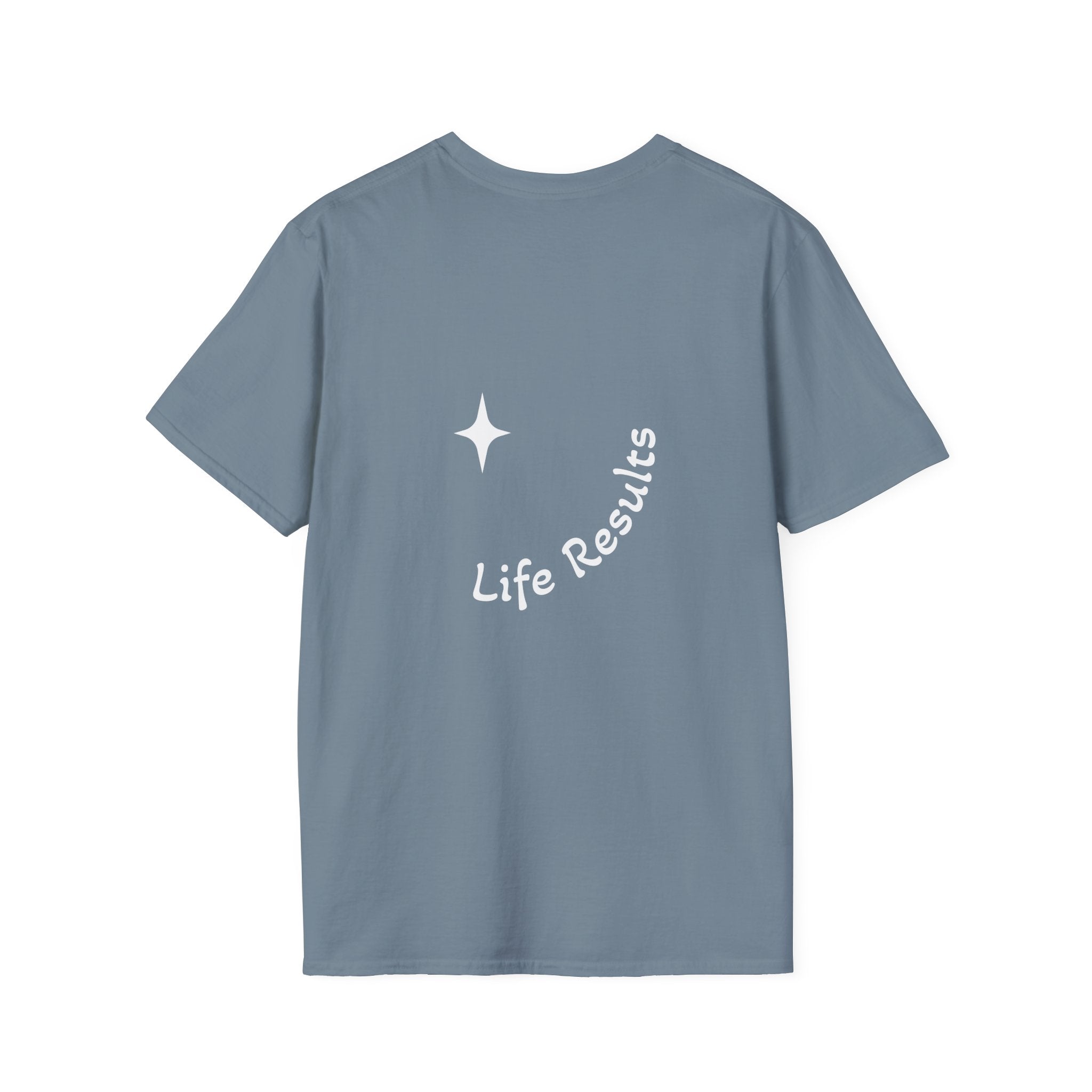LifeChoices graphic tee in stone blue