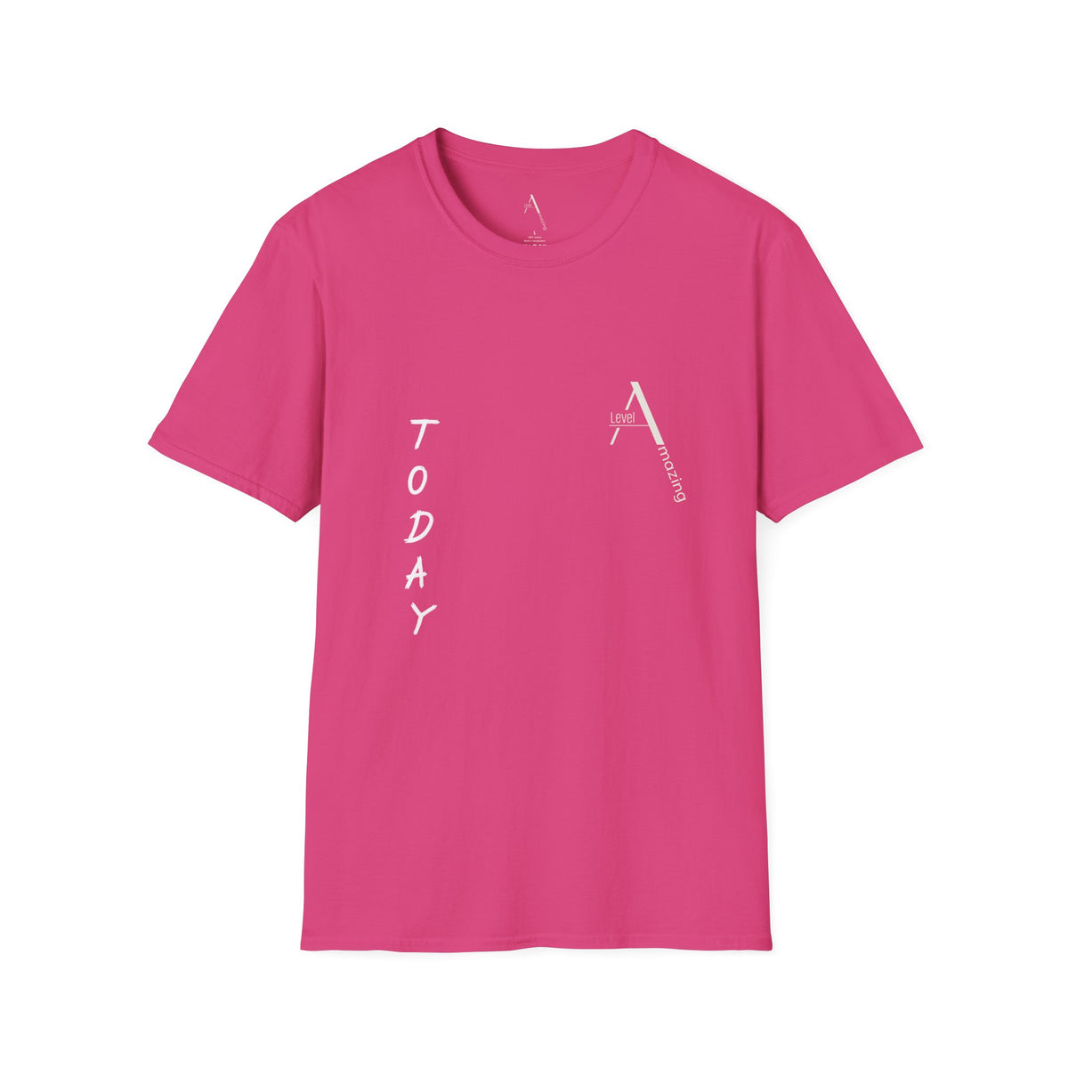 Listen graphic tee in heliconia