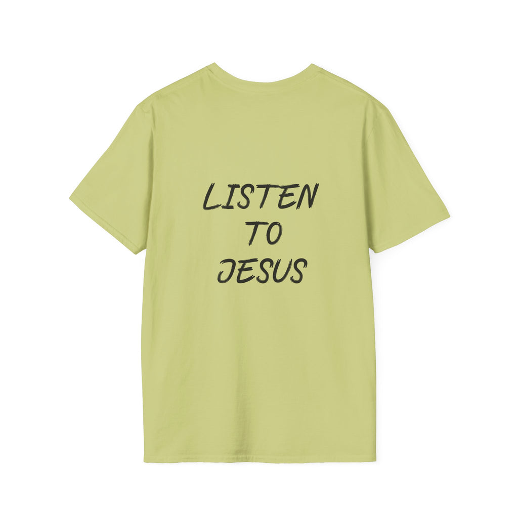 Listen graphic tee in pistachio