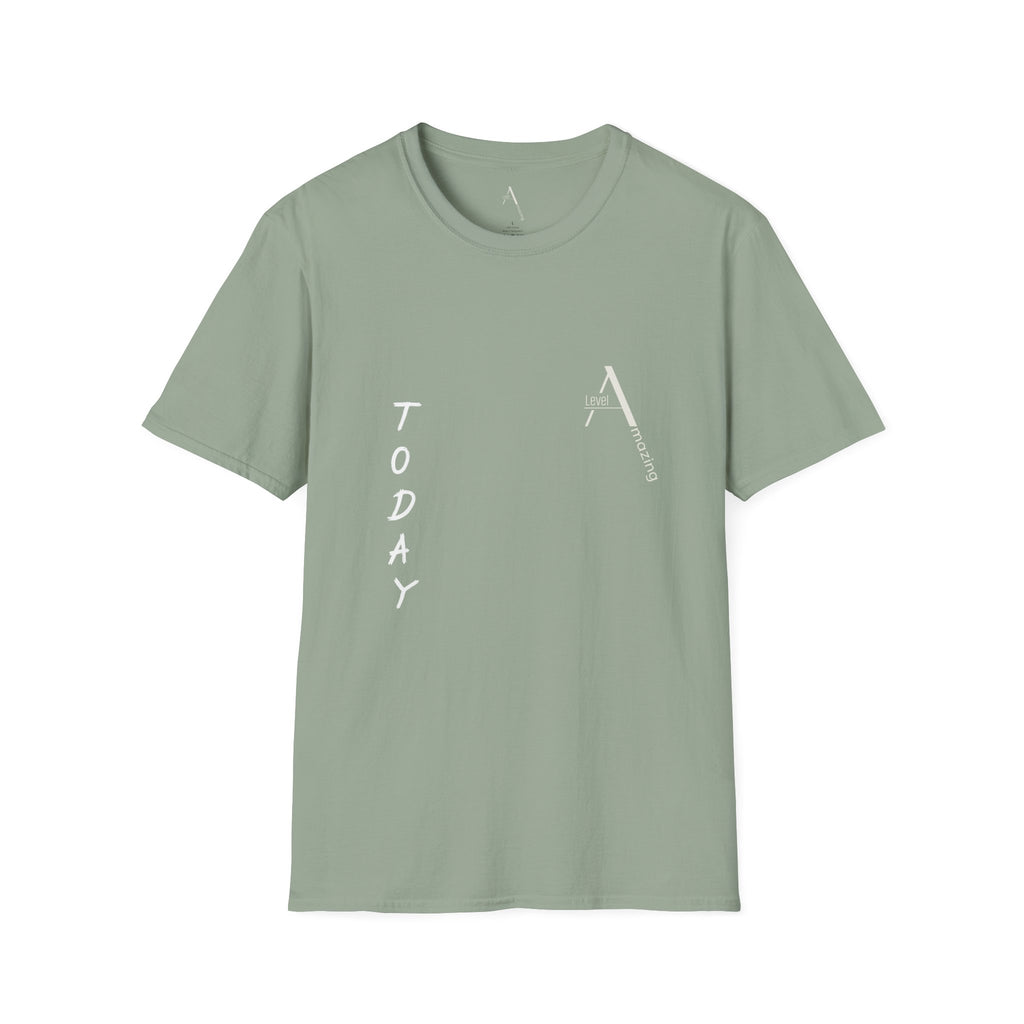 Listen graphic tee in sage