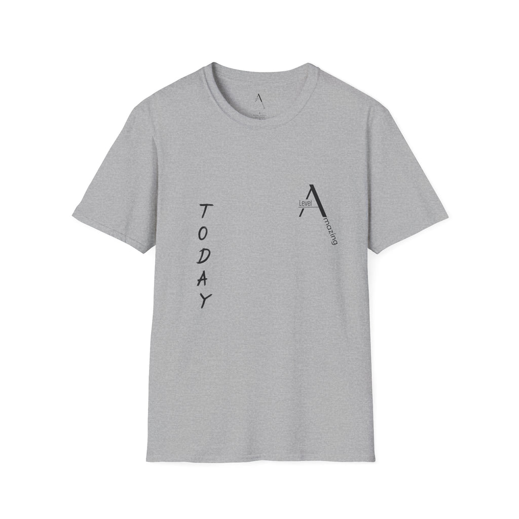 Listen graphic tee in sport grey