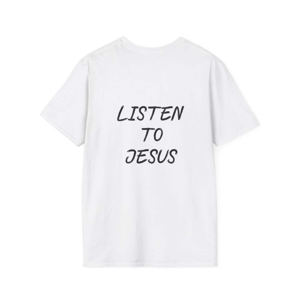 Listen graphic tee in white