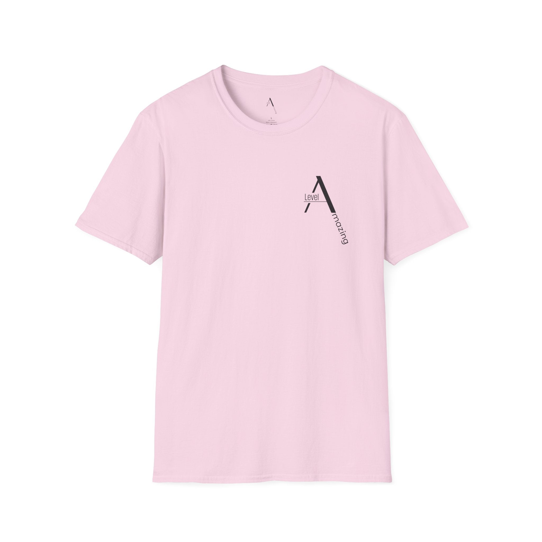 Not Bossy graphic tee in light pink
