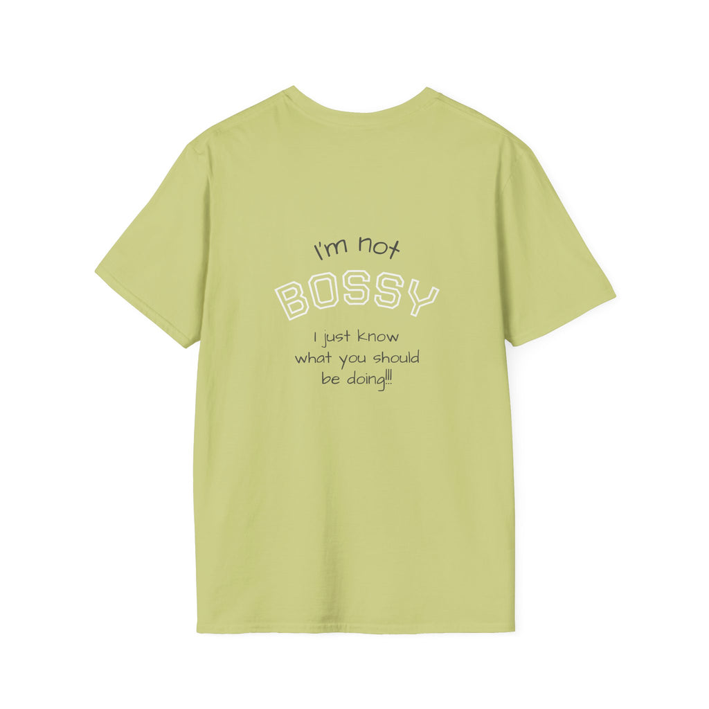 Not Bossy graphic tee in pistachio
