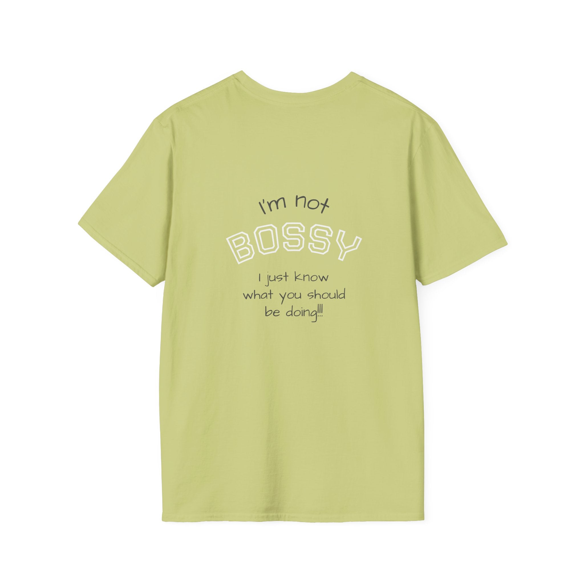 Not Bossy graphic tee in pistachio