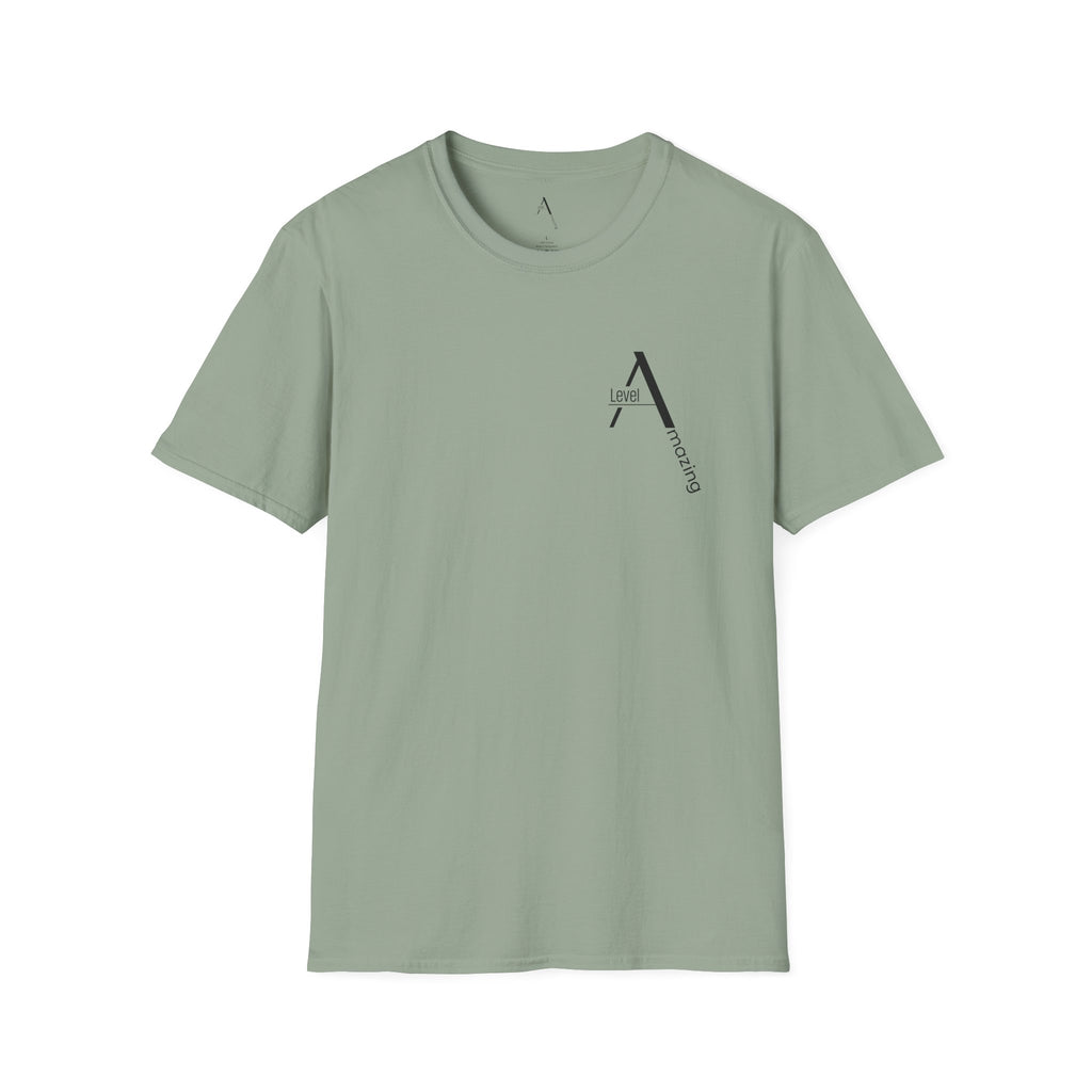 Not Bossy graphic tee in sage