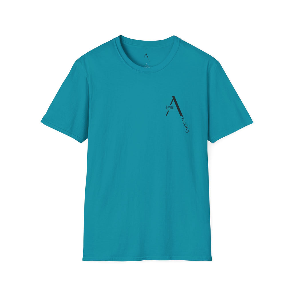 Not Bossy graphic tee in tropical blue