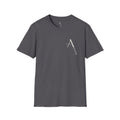 Rent Free graphic tee in charcoal