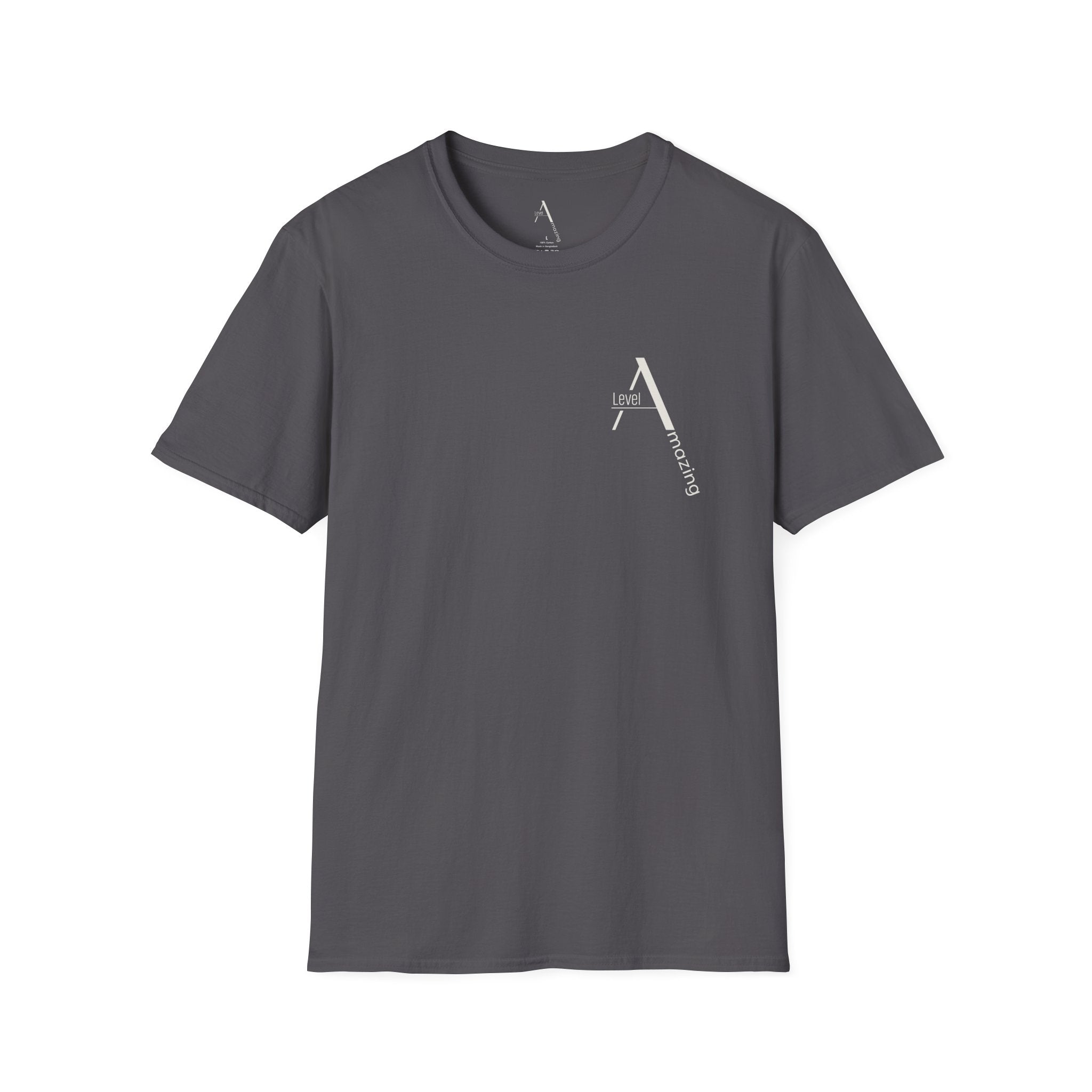 Rent Free graphic tee in charcoal