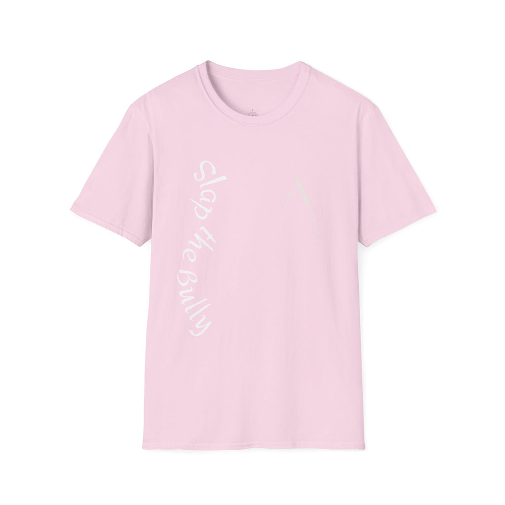 Slap The Bully graphic tee in light pink