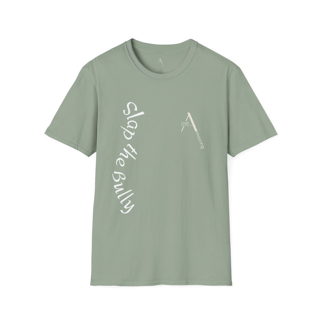 Slap The Bully graphic tee in sage