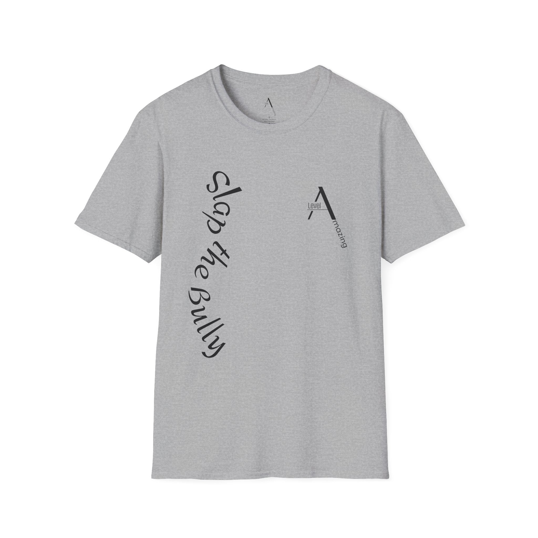 Slap The Bully graphic tee in sport grey