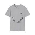 Smiles Are Free graphic tee in sport grey