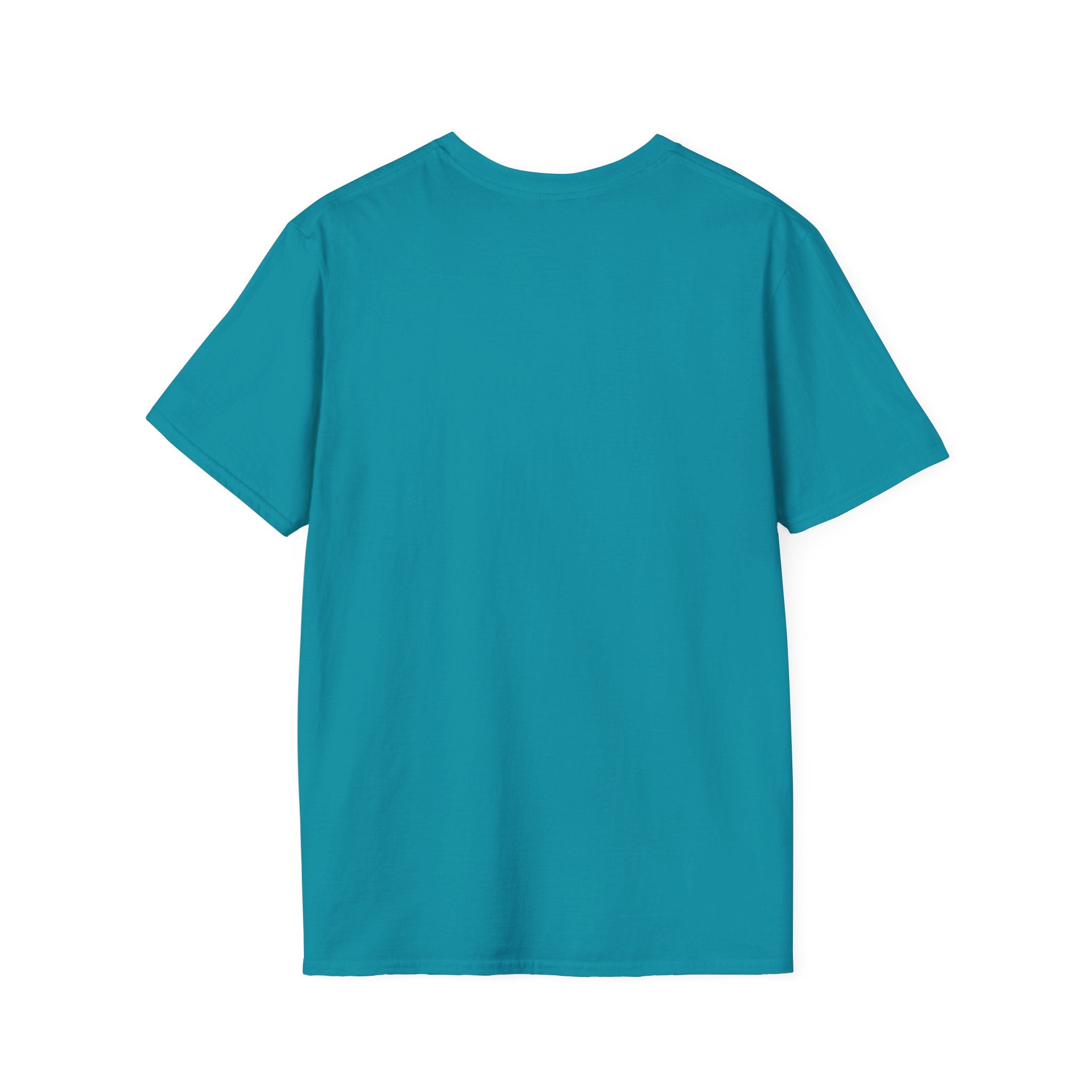 Smiles Are Free graphic tee in tropical blue