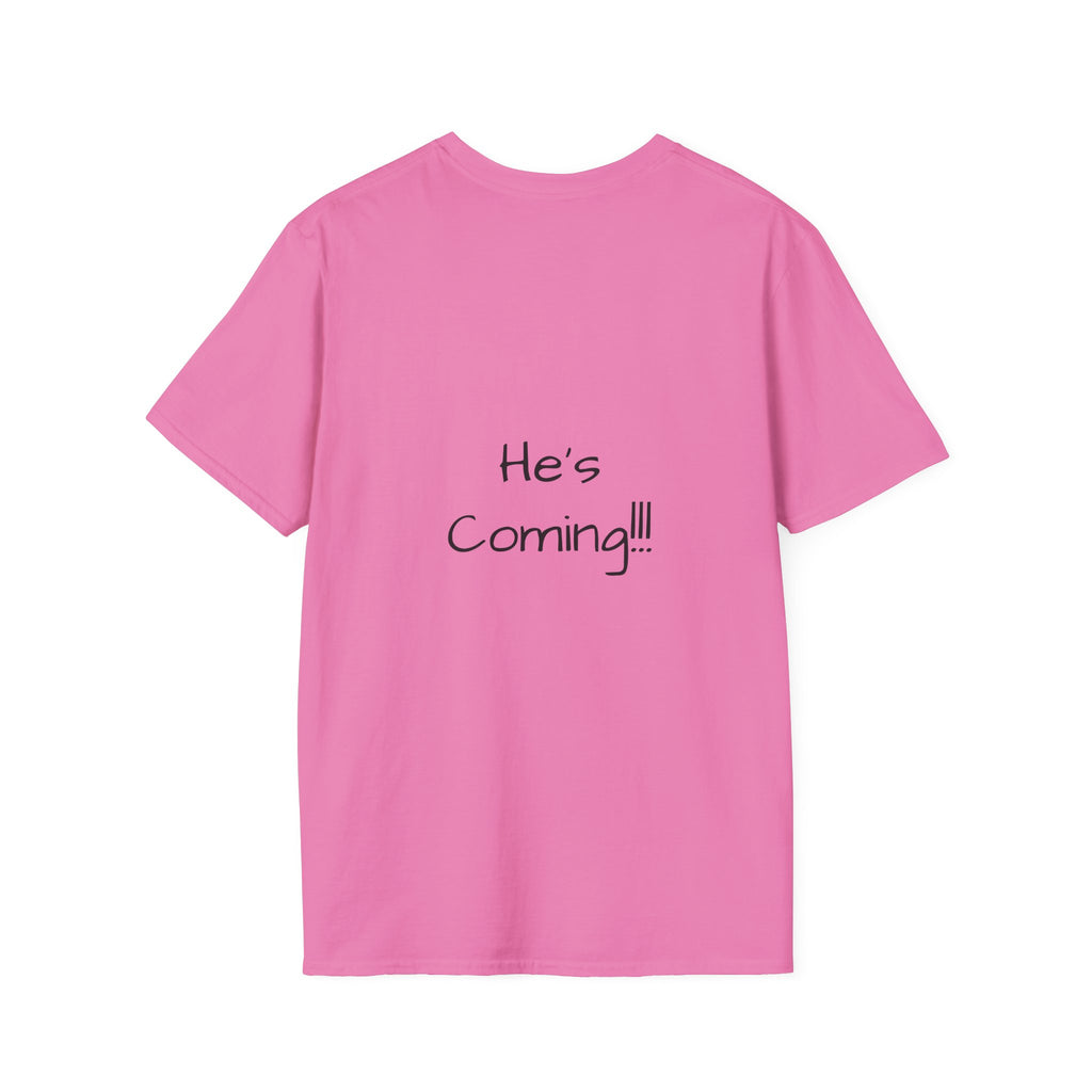 Stay Ready graphic tee in azalea