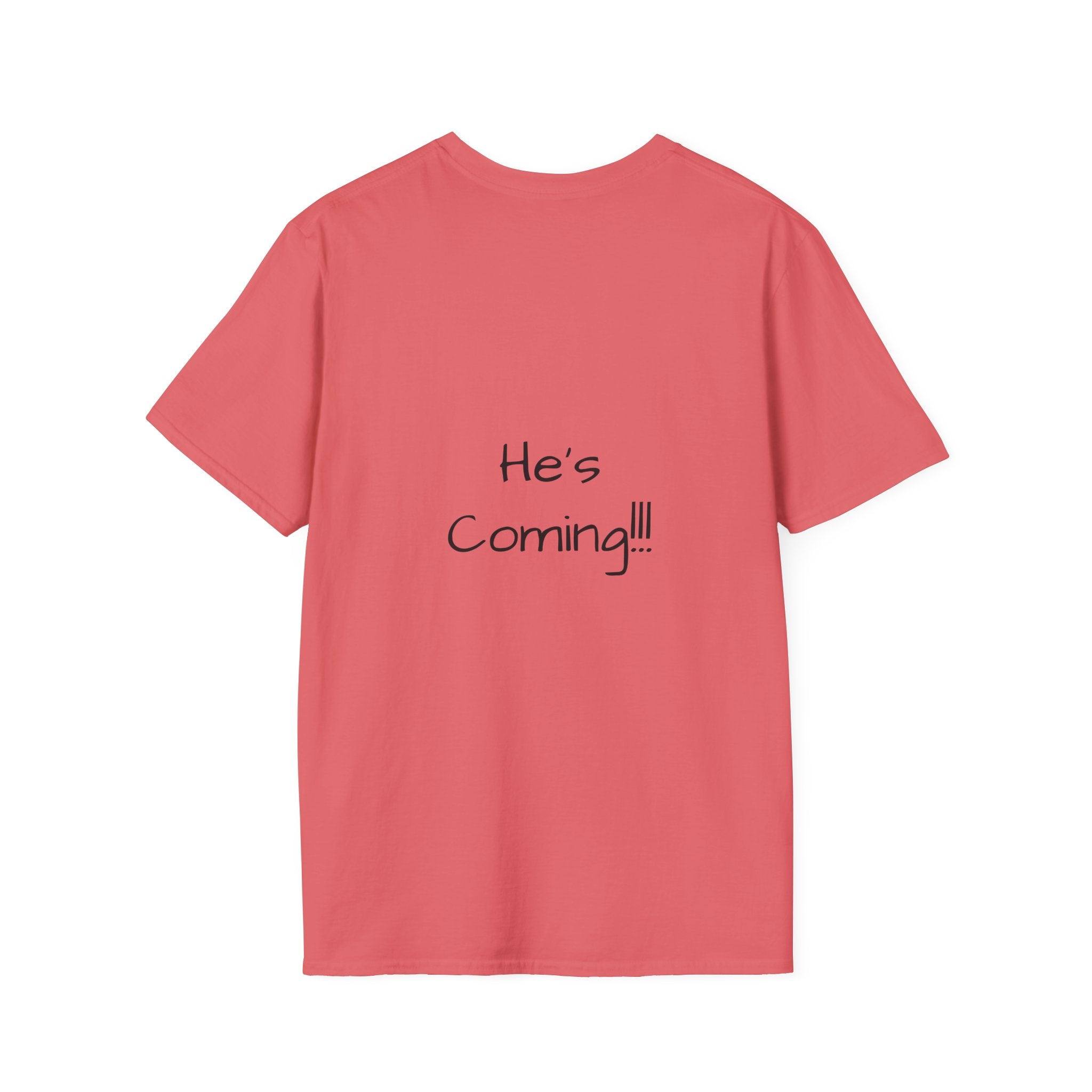 Stay Ready graphic tee in coral silk