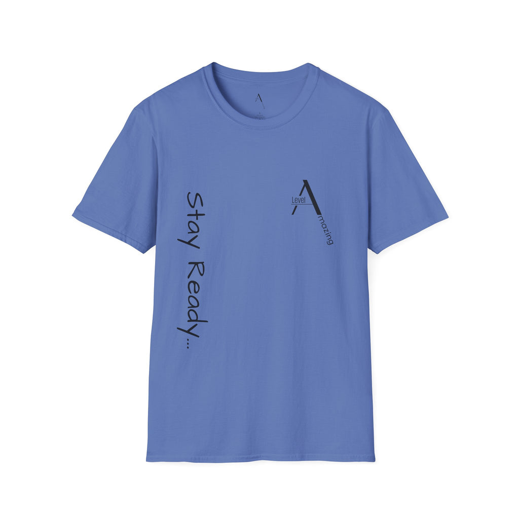Stay Ready graphic tee in iris