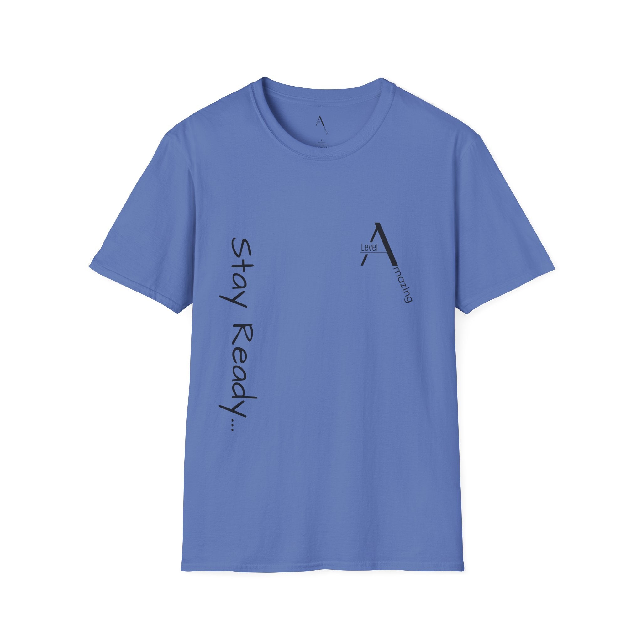 Stay Ready graphic tee in iris