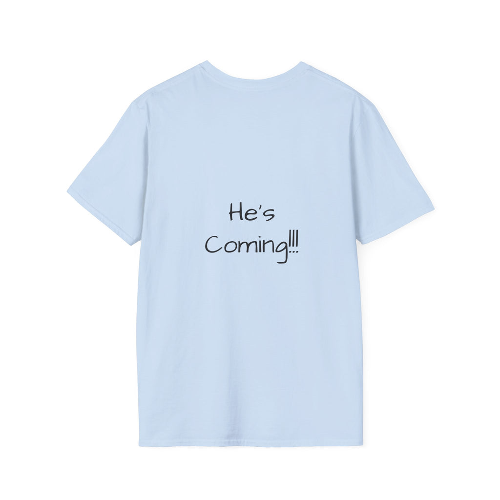 Stay Ready graphic tee in light blue