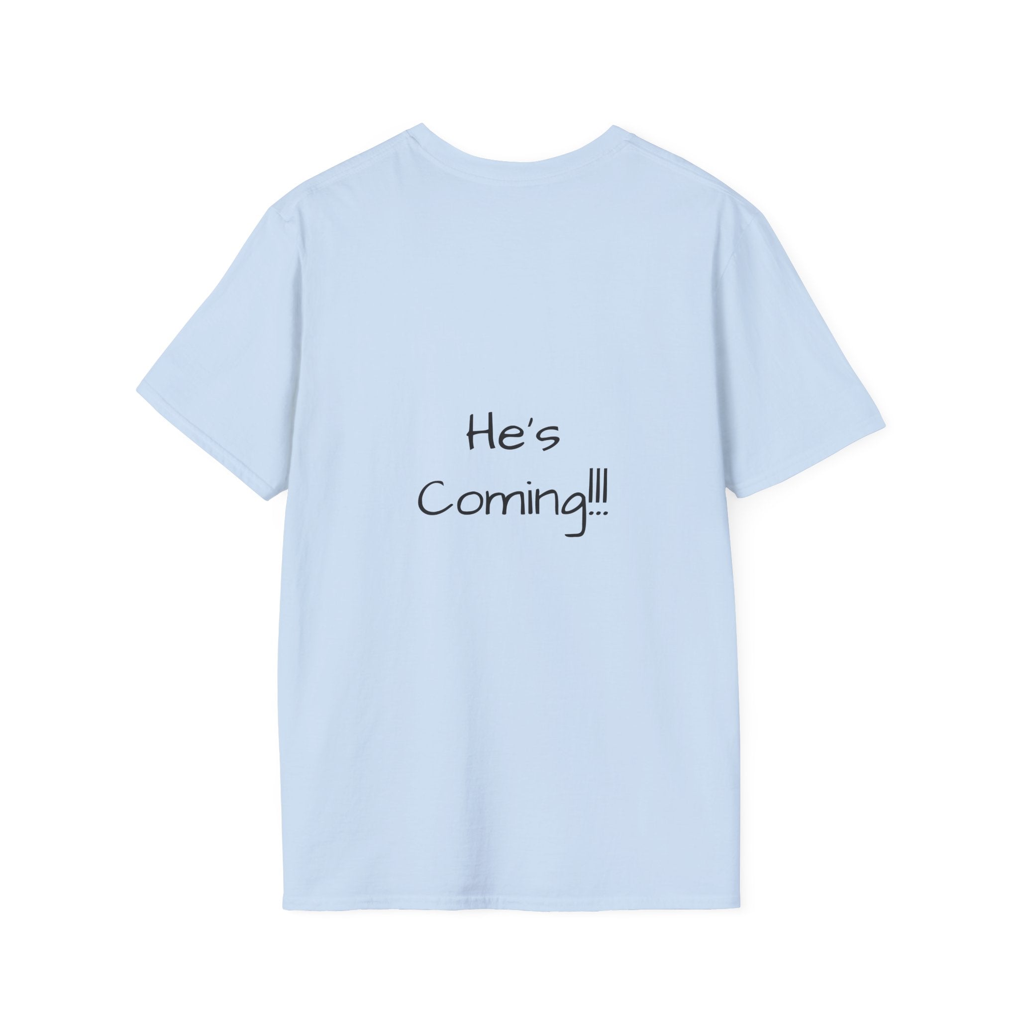 Stay Ready graphic tee in light blue
