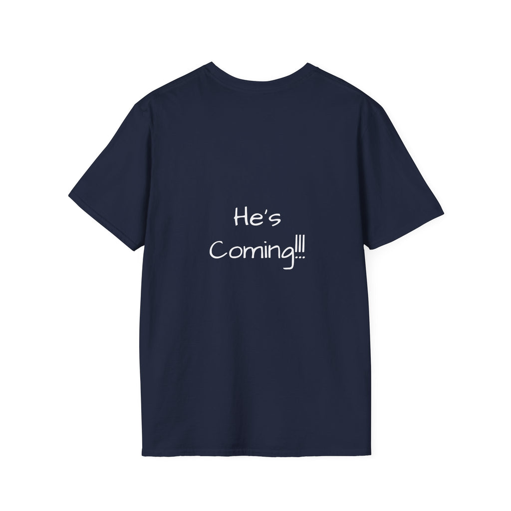 Stay Ready graphic tee in navy