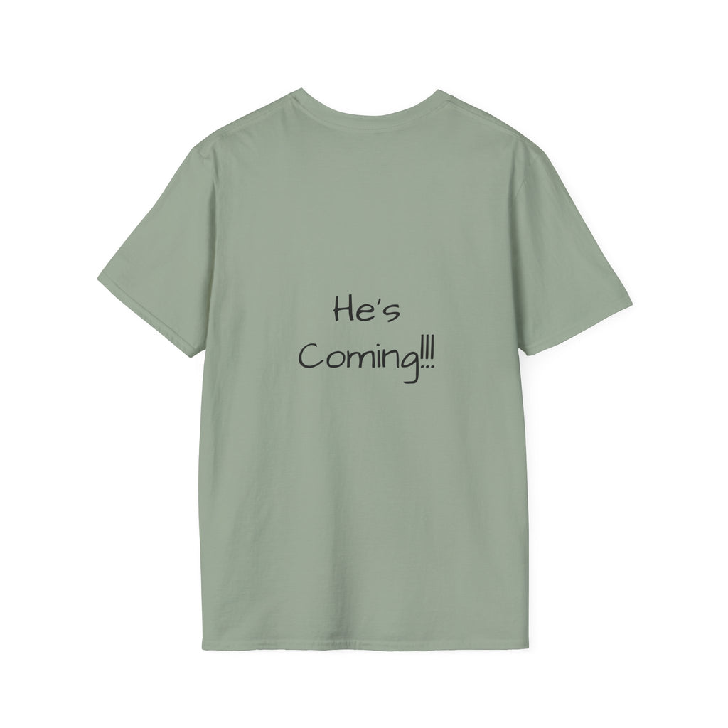 Stay Ready graphic tee in sage